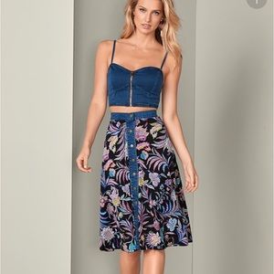 Venus 2 piece denim accent dress